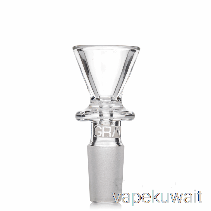 وعاء قمع 14 مم من Grav، نظام جراب Vape شفاف